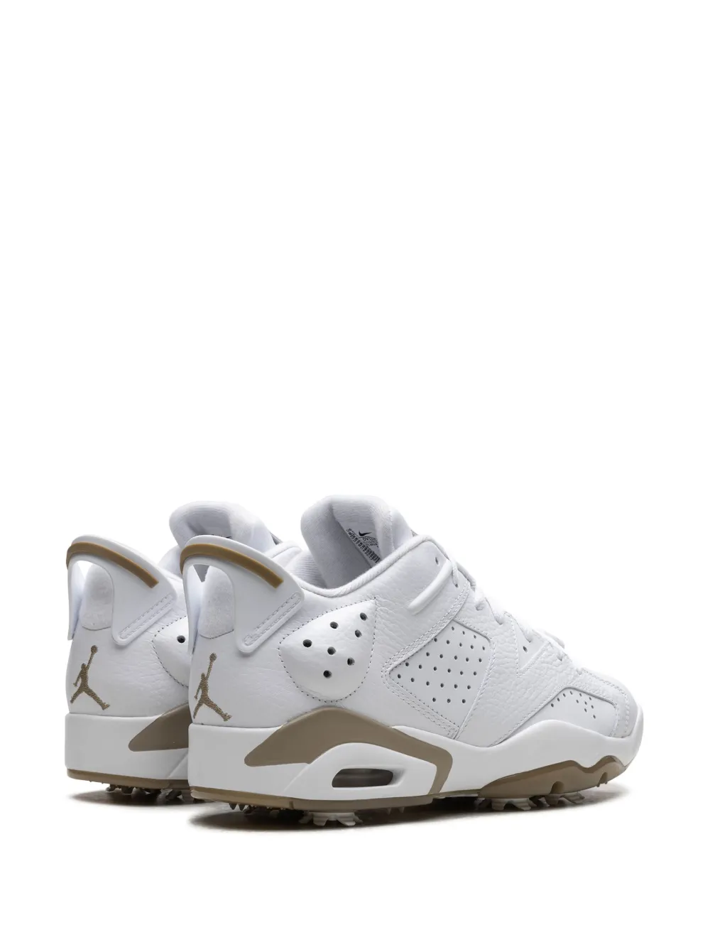 Кроссовки Air Jordan 6 Low Golf White/Khaki, белый — фото 3