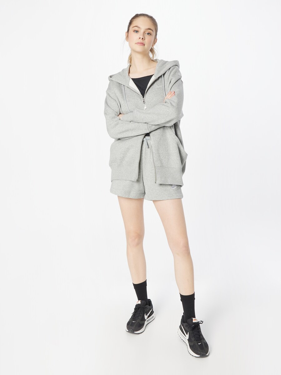 Спортивная куртка Nike Sportswear Phoenix Fleece, Mottled Grey — фото 4