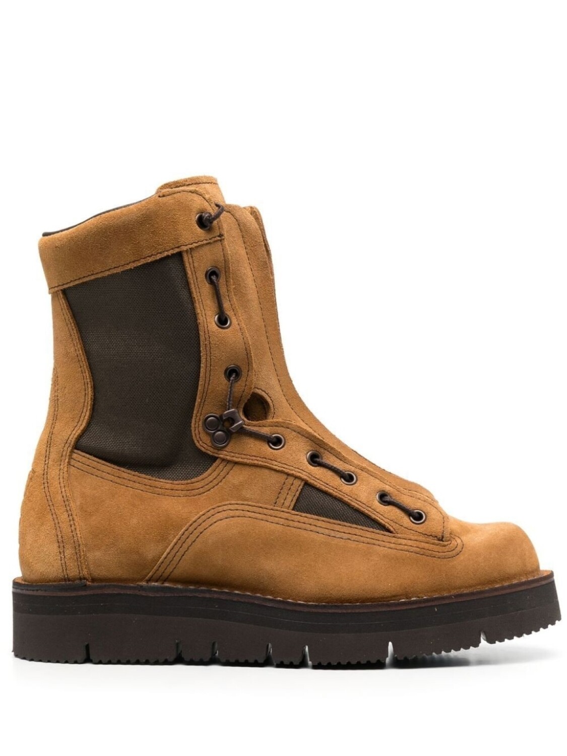 

White Mountaineering ботинки в стиле милитари из коллаборации с Danner, коричневый