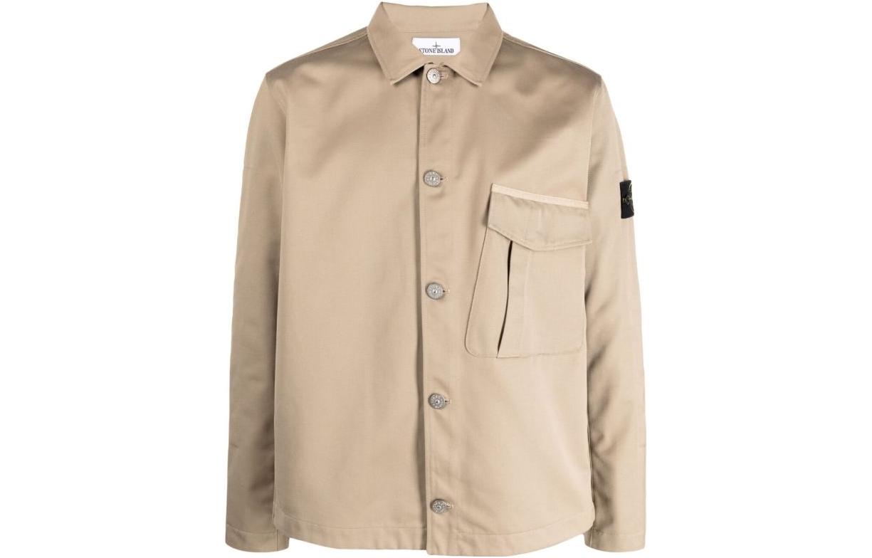 STONE ISLAND Куртка мужская светло-коричневая Light Umber, Light Umber — фото 3