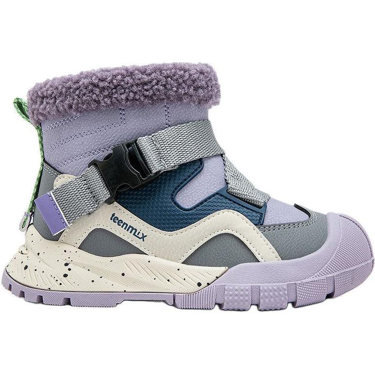 Teenmix Детские хлопковые туфли Slip Resistant Abrasion Resistant Mauve/Ivory White — фото 3