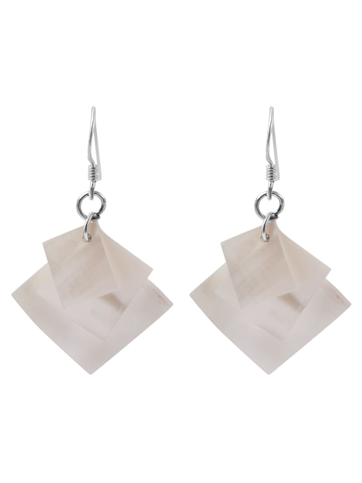 

Adeliás Женские серьги - серьги-подвески из серебра 925 пробы с перламутровыми вставками в серебре