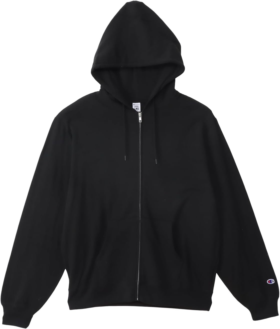 

Мужская толстовка Champion на молнии с капюшоном, длинными рукавами, круглым вырезом, из полипропилена, повседневная, модель C3-C124, черный
