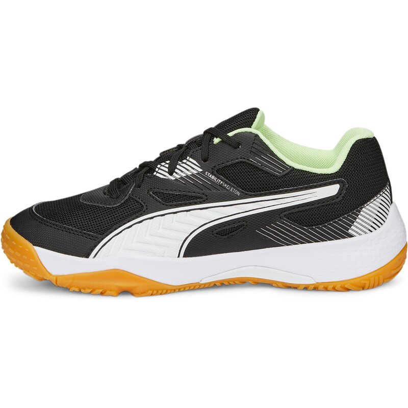 Кроссовки Solarflash Jr II Puma, цвет puma black-puma white-fizzy li — фото 4