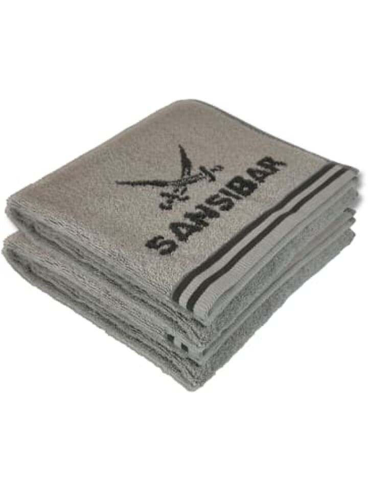 

Полотенце для рук Sansibar Frottier Serie Doubleface, цвет silber/anthrazit