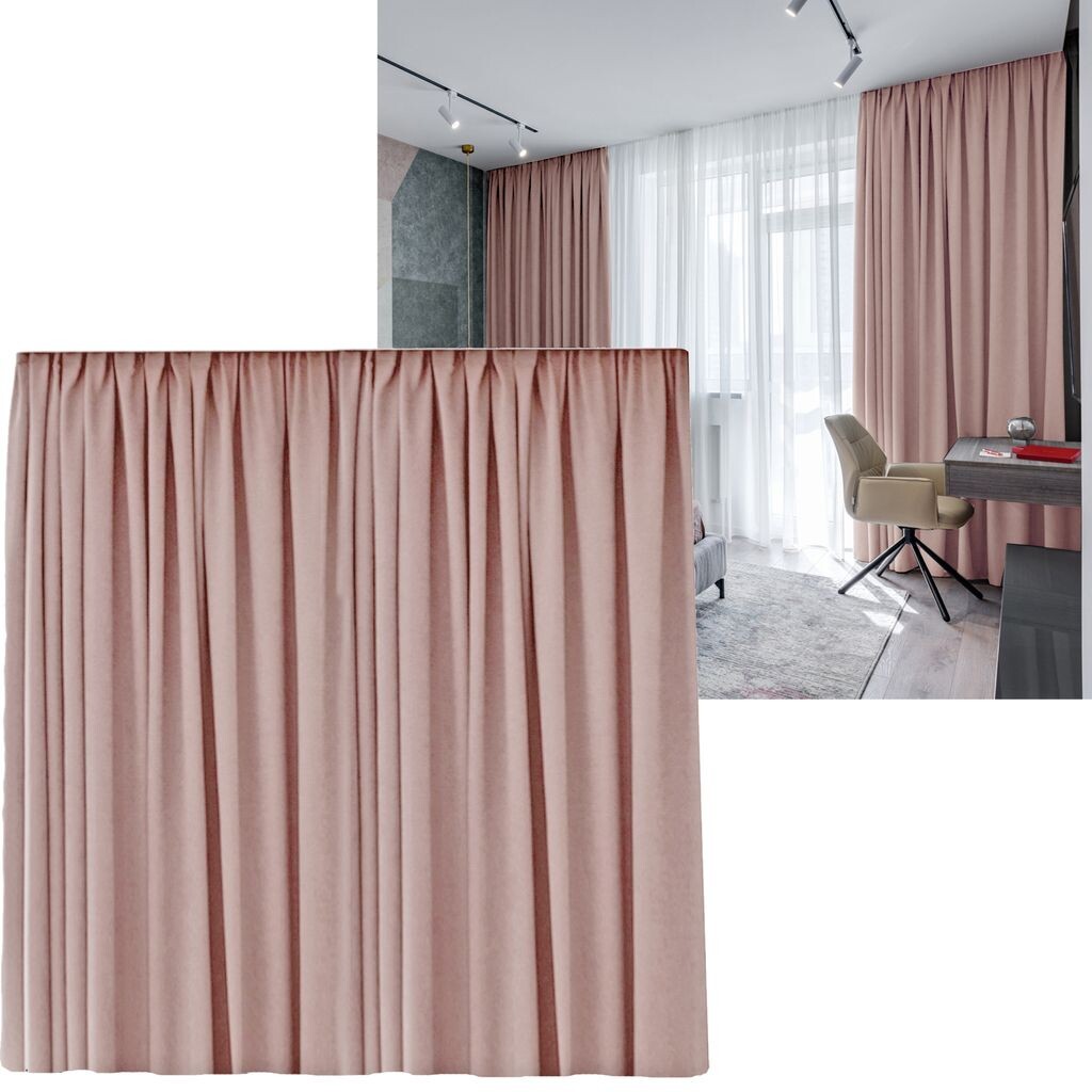 

Evilia Originals, AS-70045-100-2PC-280500, штора, белый, 280 х 500 см Cleanlevel EST 2016, розовый