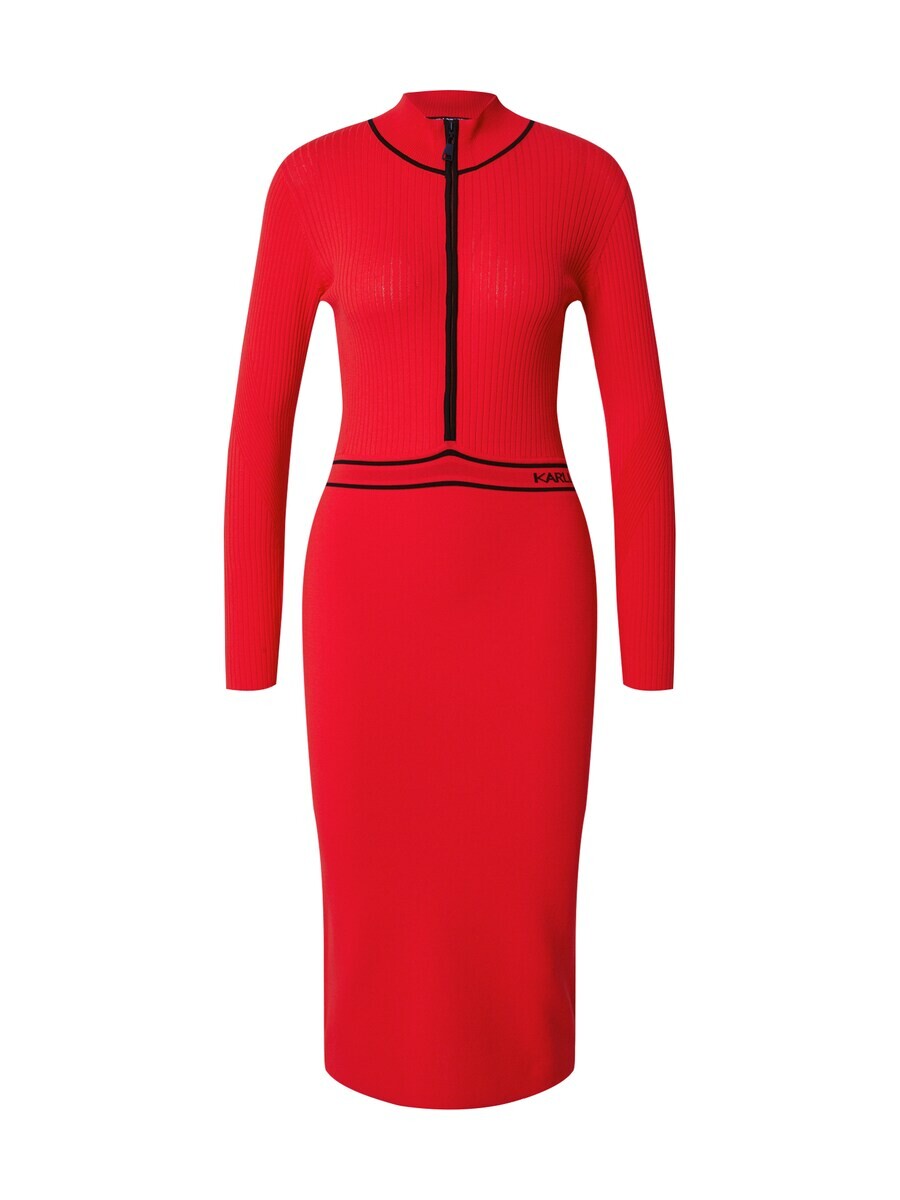 

Вязаное платье Karl Lagerfeld Knitted dress, красный