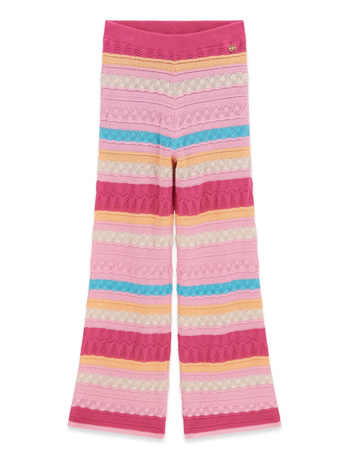 Брюки с широкими штанинами Guess, Rose/Dark Pink