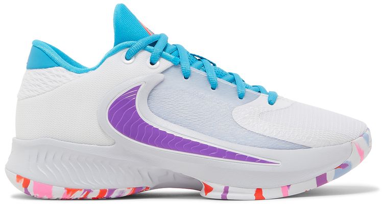 

Кроссовки Nike Zoom Freak 4 GS 'Light Pillars', белый