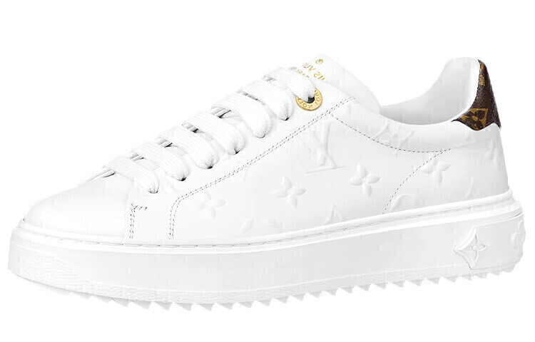 Кроссовки LOUIS VUITTON Time Out Sneakers 'White With White Monogram' Women's