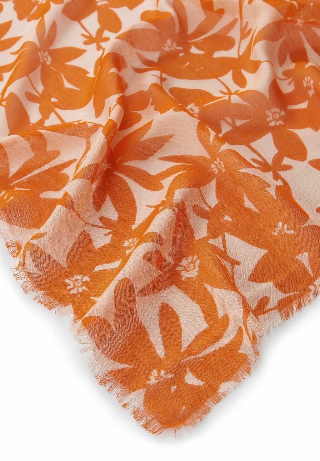 

Шарф Softer Aus Feinem Mit Blumenmuster Codello, оранжевый