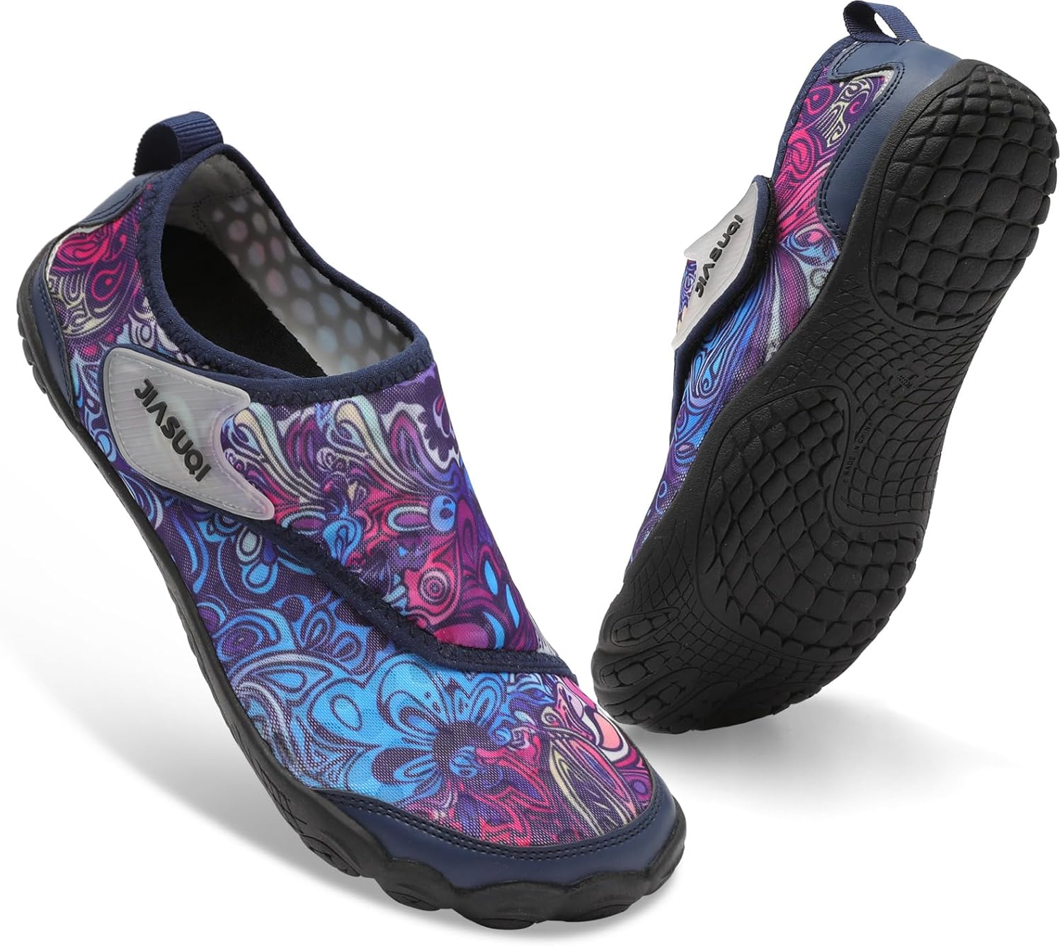 

Водные тапочки JIASUQI для женщин и мужчин, босоножки для плавания и пляжа, быстро сохнущие водные сандалии для взрослых, фиолетовый