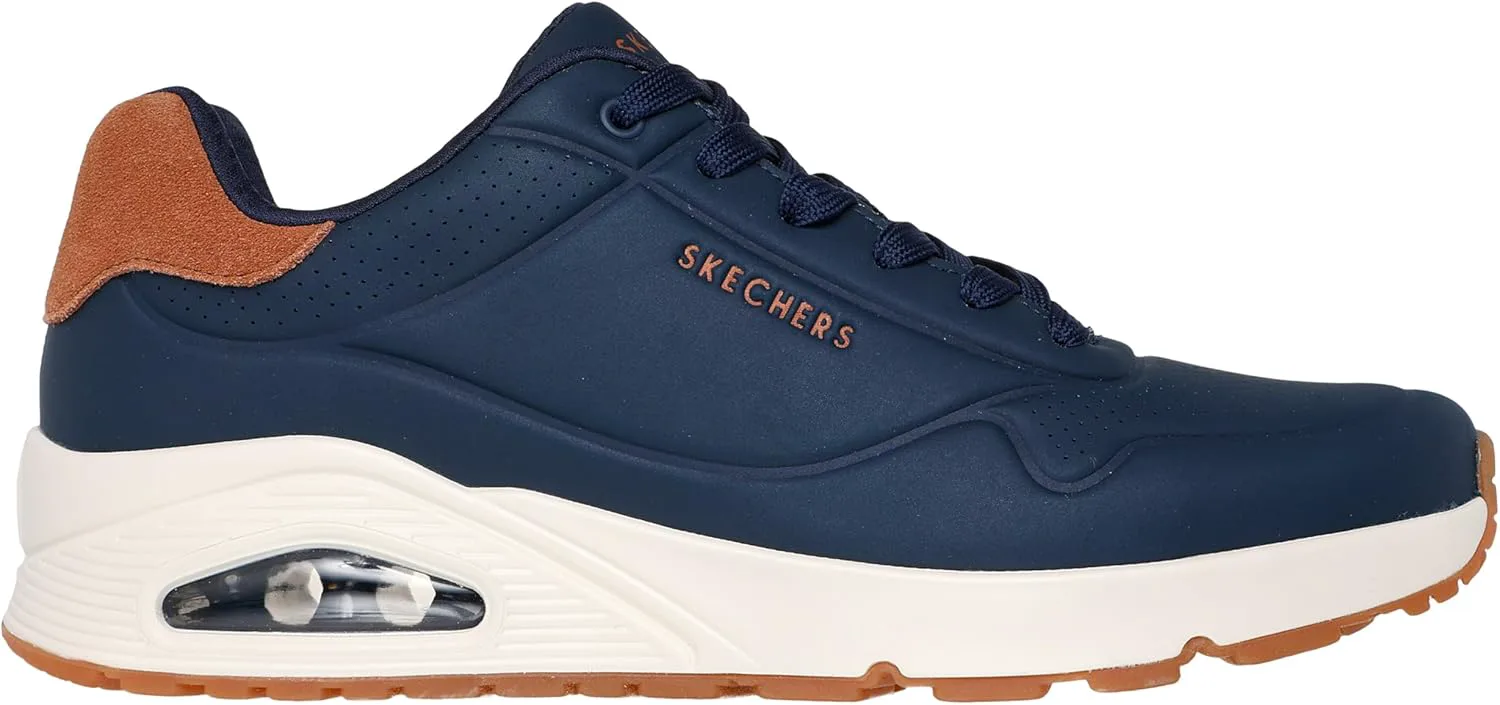 Мужские кроссовки Skechers Uno-Suited On Air, темно-синий — фото 4
