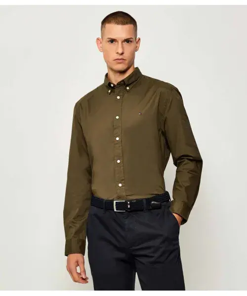 

Рубашка Regular fit Tommy Hilfiger, зеленый