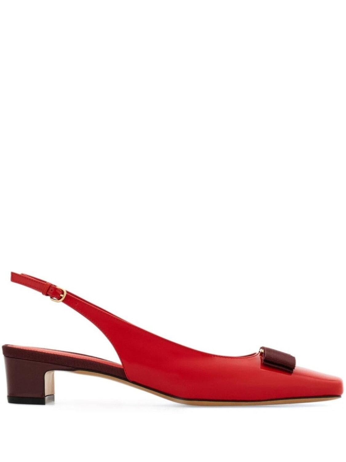 30-мм туфли Vara Ferragamo, красный