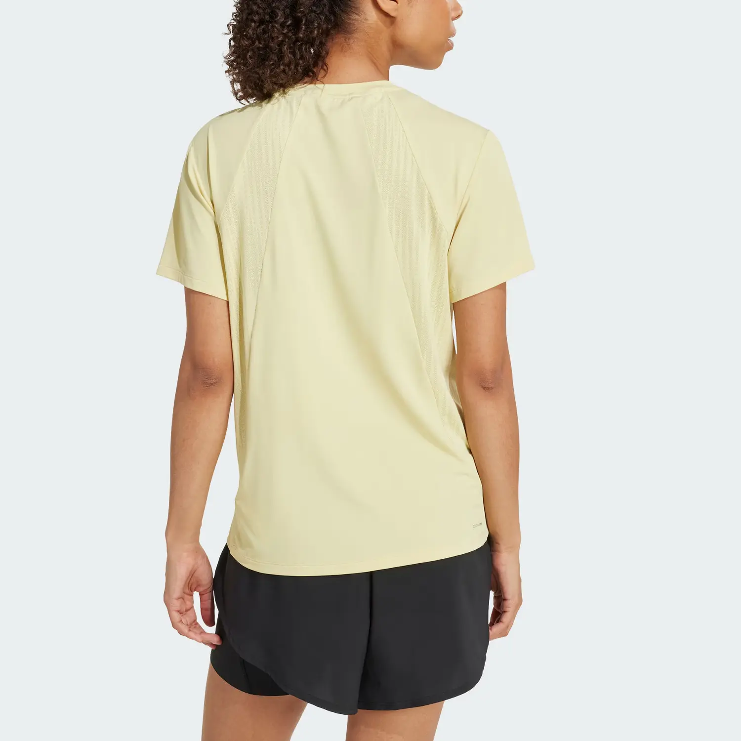 Adidas Футболка Climacool женская powder yellow — фото 4