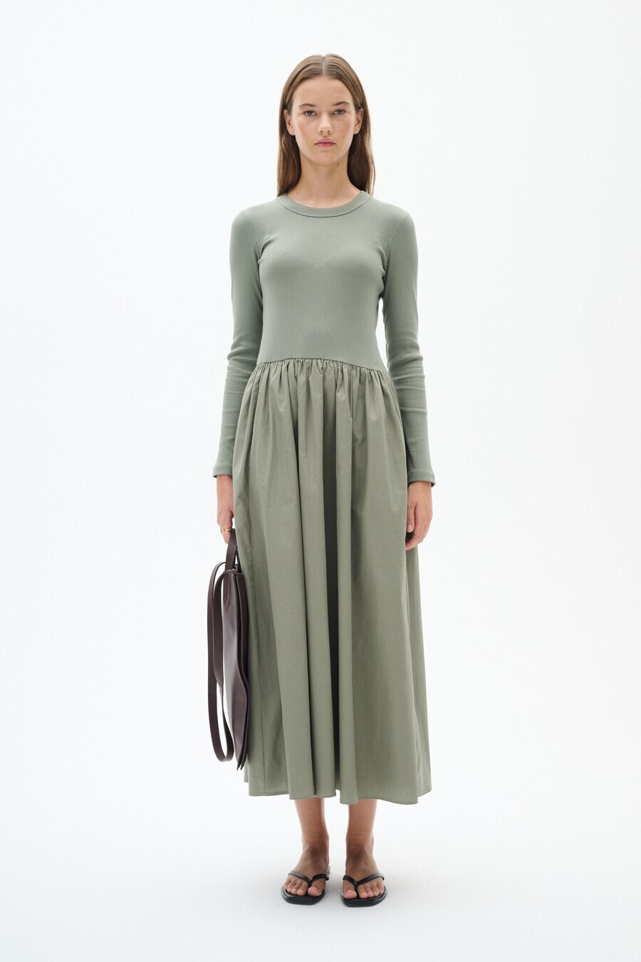 

Платье макси InWear Dress Dagnama, пастельный зеленый