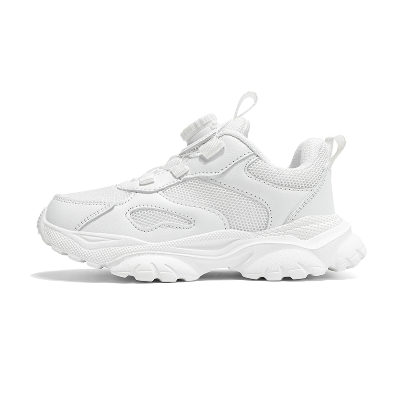 

Износостойкие, легкие, амортизирующие, повседневные кроссовки с низким верхом для детей JIAFEIMAO, белый