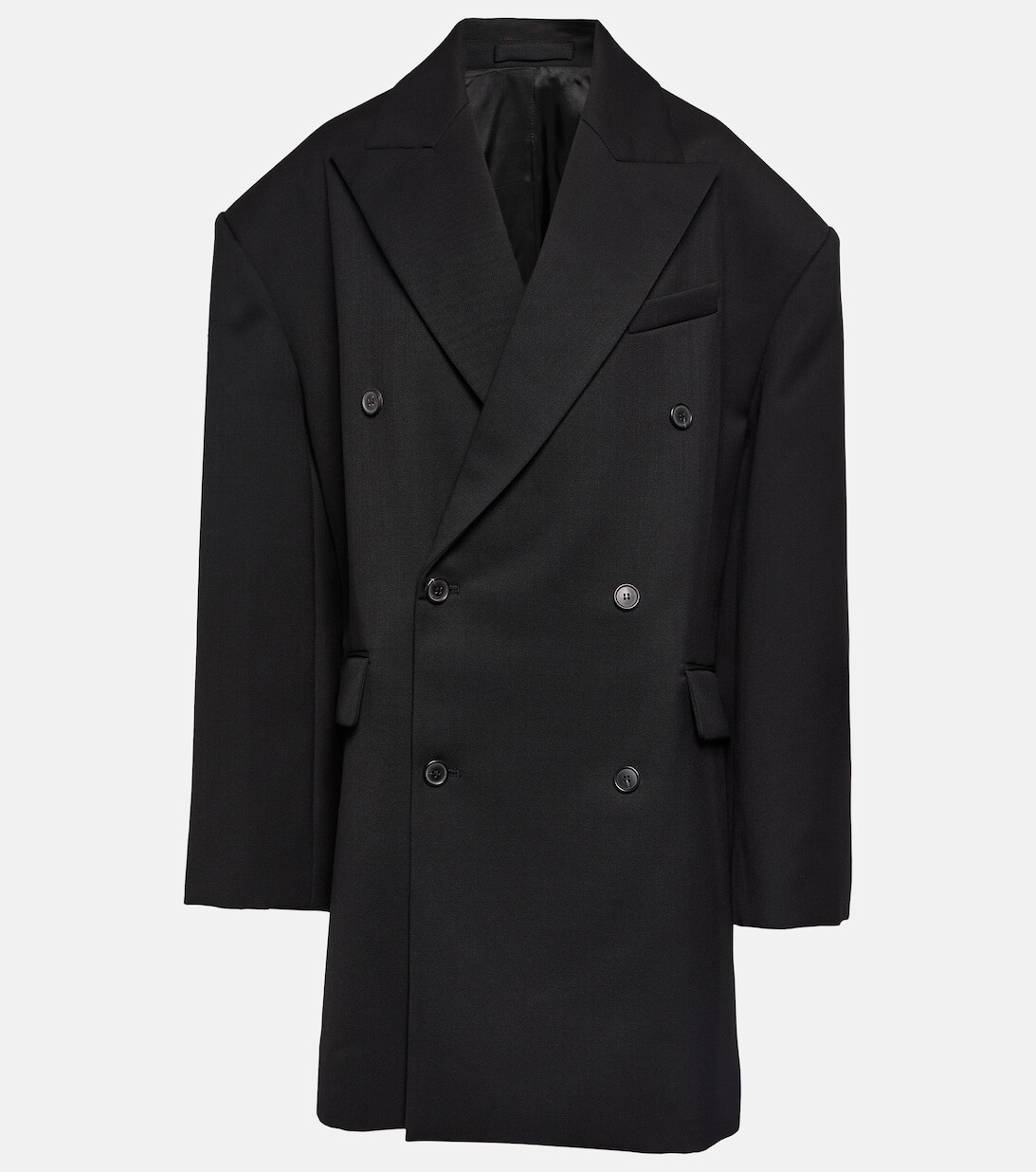 

Шерстяное пальто WARDROBE.NYC, черный