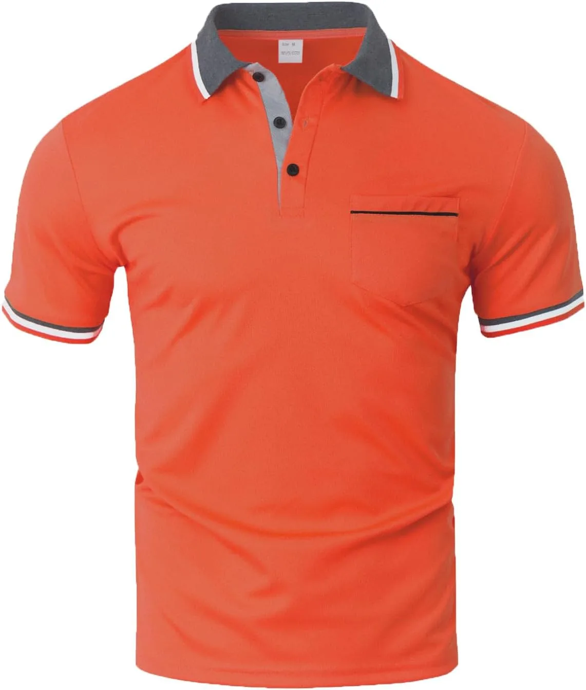 

Мужская поло с коротким рукавом Classic Fit RODYETQQ