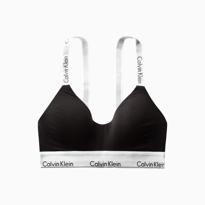 

Бюстгальтер Calvin Klein без косточек, черный