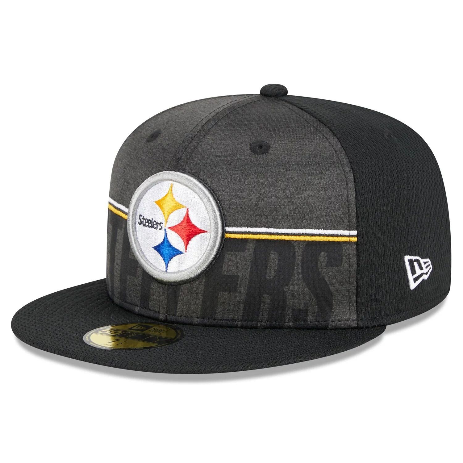 

Мужская облегающая кепка New Era Black Pittsburgh Steelers 2023 NFL Training Camp 59FIFTY