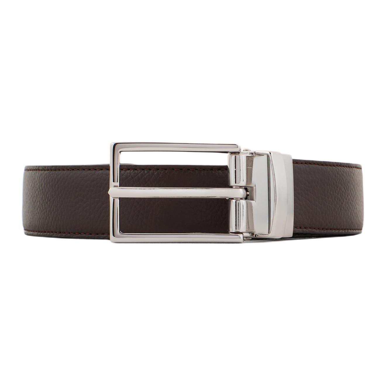

EMPORIO ARMANI Реверсивный кожаный ремень, Brown
