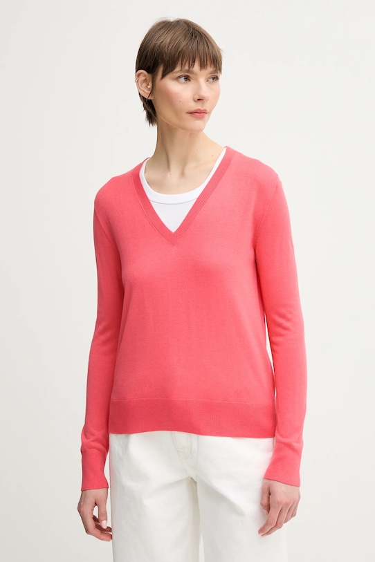 

Свитер с добавлением шелка United Colors Of Benetton, розовый