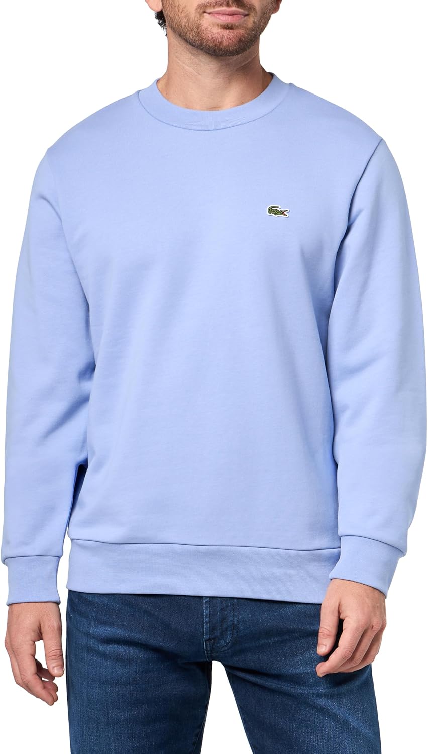 

Lacoste мужской Classic Fit флисовая толстовка, Delphinium