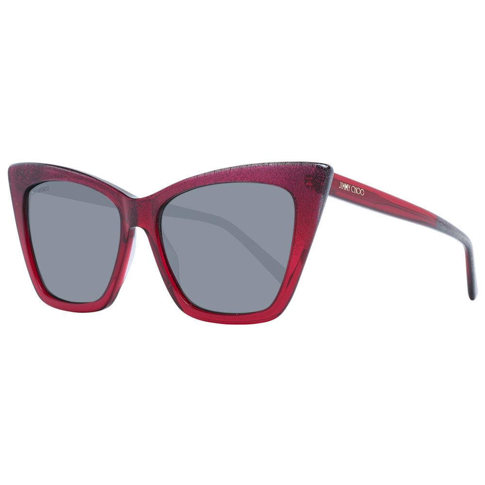 

Красные женские солнцезащитные очки Jimmy Choo Eyewear