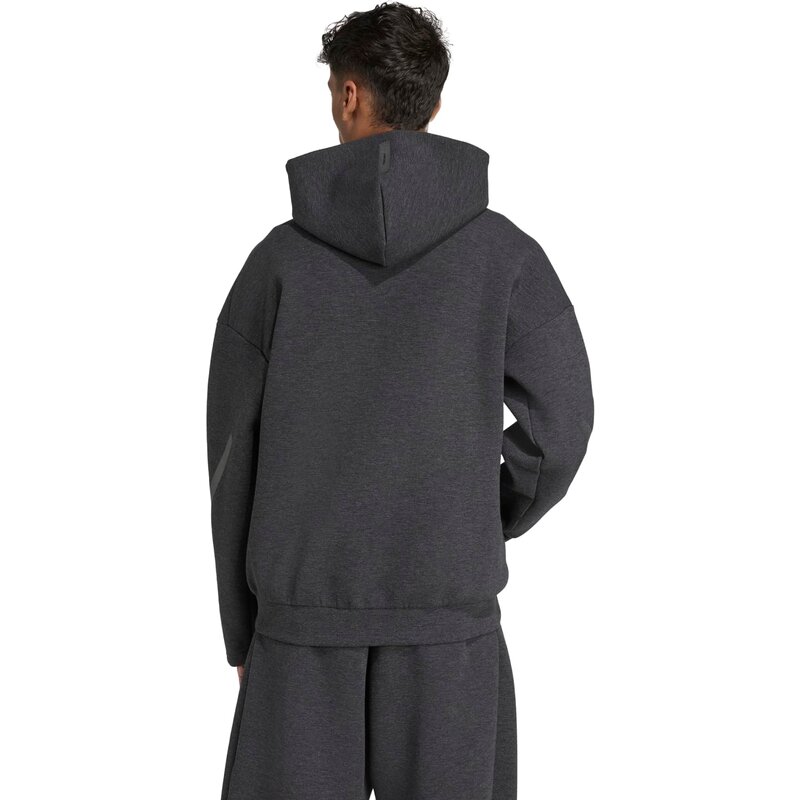 Hooded sweatshirt zne high quality Adidas, цвет blckme — фото 3