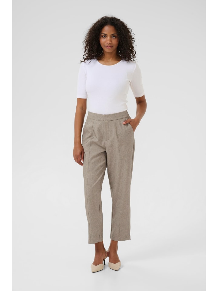 

Kaffe Классические брюки Katilla, цвет «перьево-серый меланж»