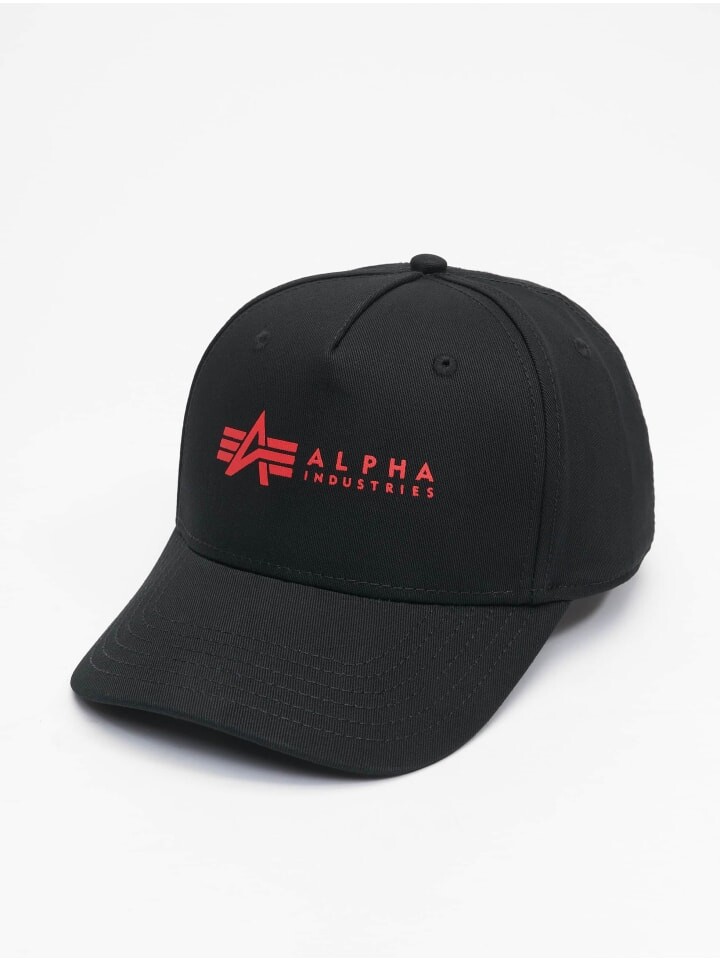 

Бейсболка Alpha Industries, цвет black/red