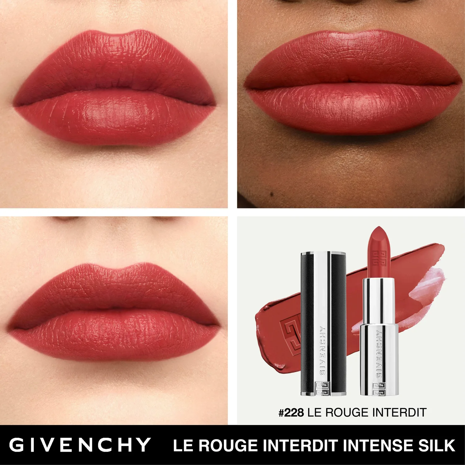 Блеск для губ Rouge Interdit Silky Givenchy Beauty, No. 228 Rose Fumé — фото 2