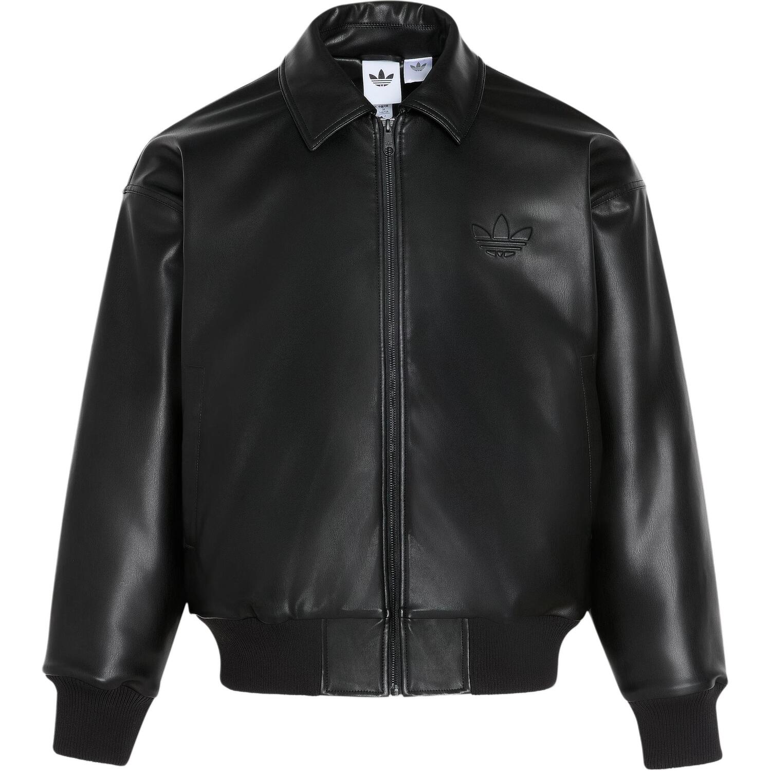 

Куртка Sherpa FW25 из искусственной кожи, мужская Adidas Originals, черный