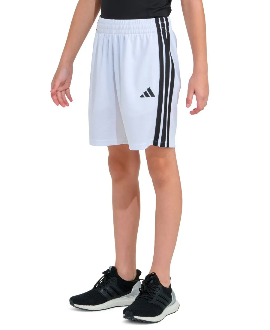 Детские шорты с эластичным поясом и шнурком, размер 8-18 Adidas, белый — фото 2