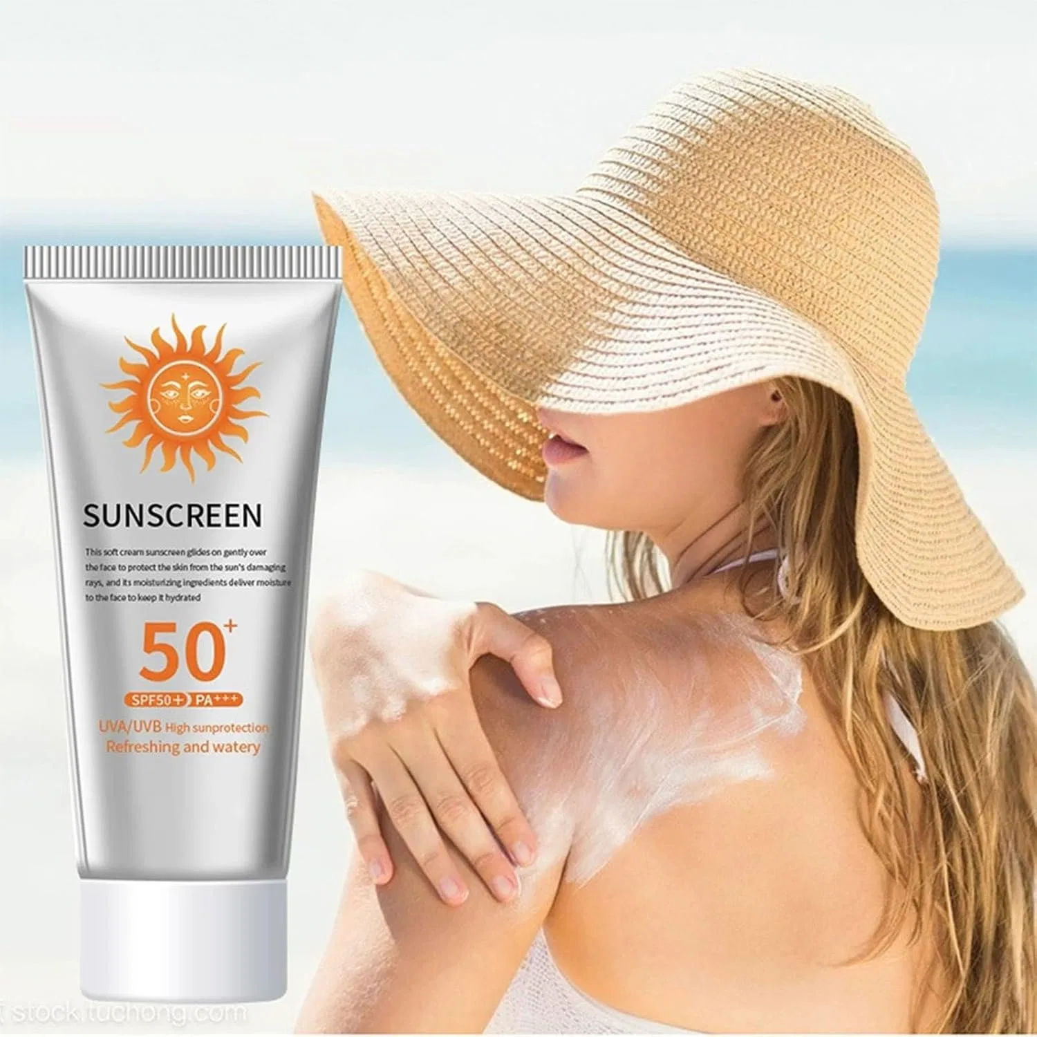Солнцезащитный стик для лица и тела SPF 50+ PA+++ Yidaify водостойкий 85 г — фото 3