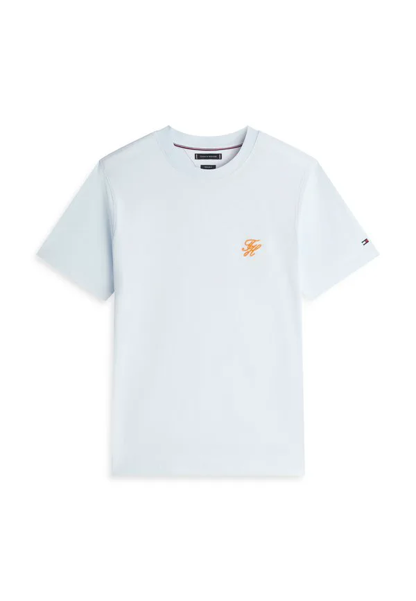 Футболка с монограммой script, базовая футболка для купальников. Tommy Hilfiger, Keepsake Blue — фото 4