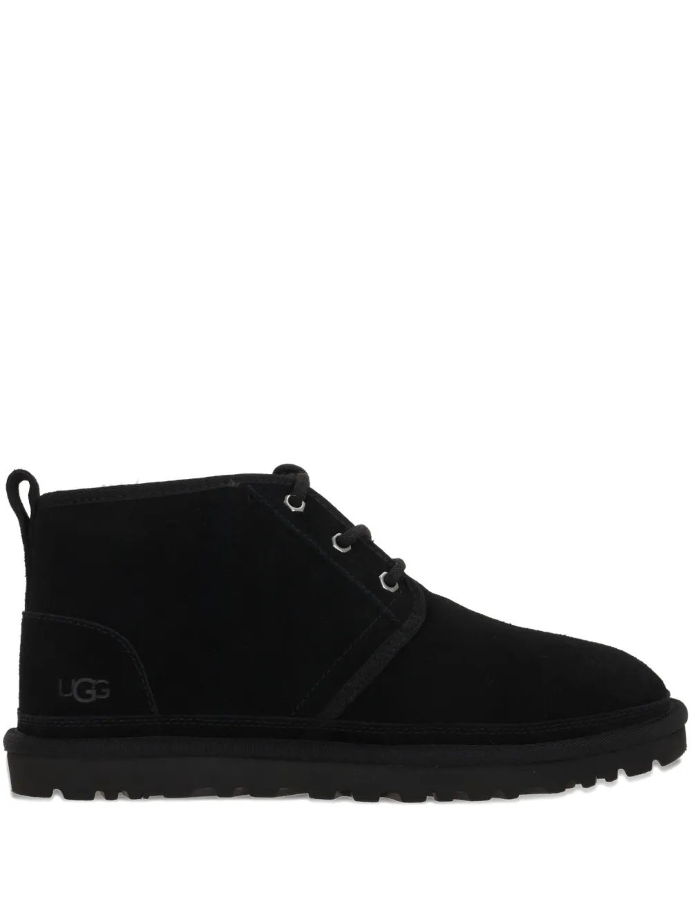 

Замшевые ботинки на шнуровке UGG, черный