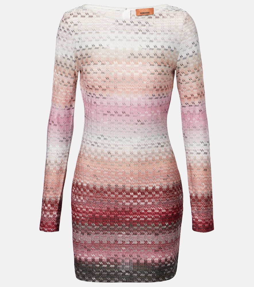 

Мини-платье зигзагообразное ламе Missoni, Pink Tones
