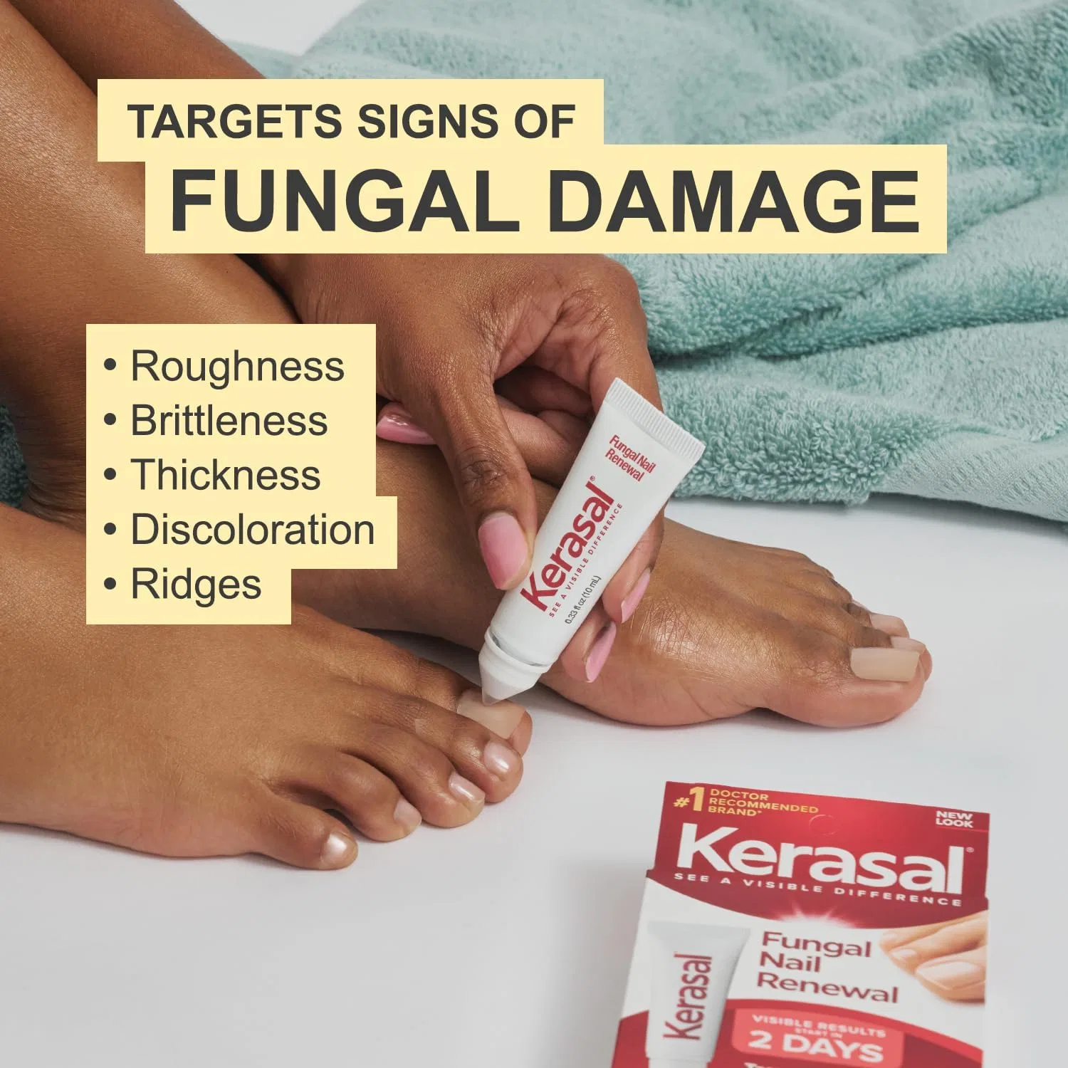 Средство для обновления ногтей Kerasal Nail Fungal Renewal Treatment Kerasal — фото 3
