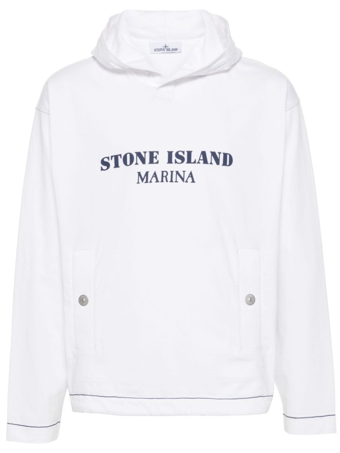 

Худи с логотипом Stone Island, белый