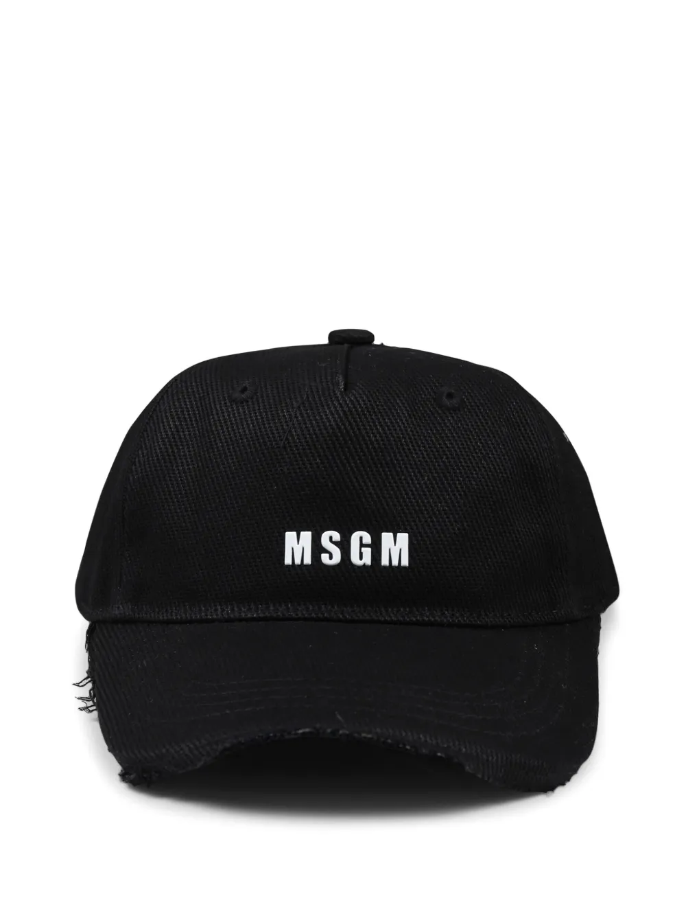 

Кепка с вышитым логотипом MSGM Kids, черный