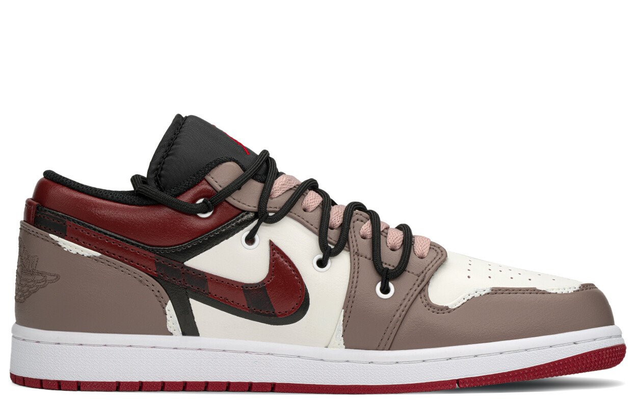 

Кроссовки Air Jordan 1 Vintage Basketball Shoes Men Low-top Red, красный