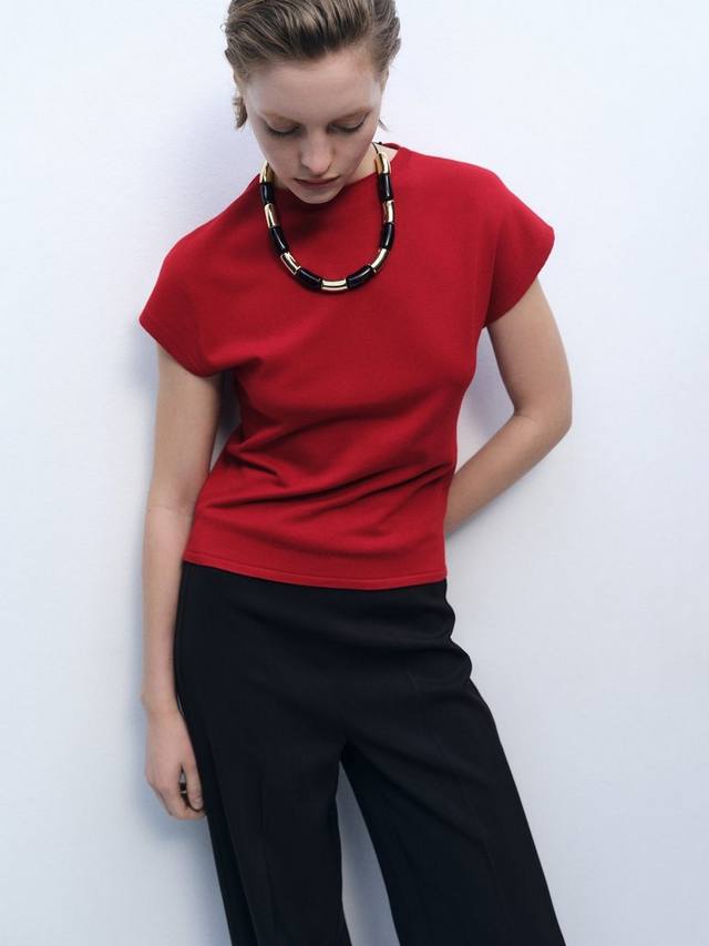 

Camin безрукавный вязаный джемпер Mango, Red