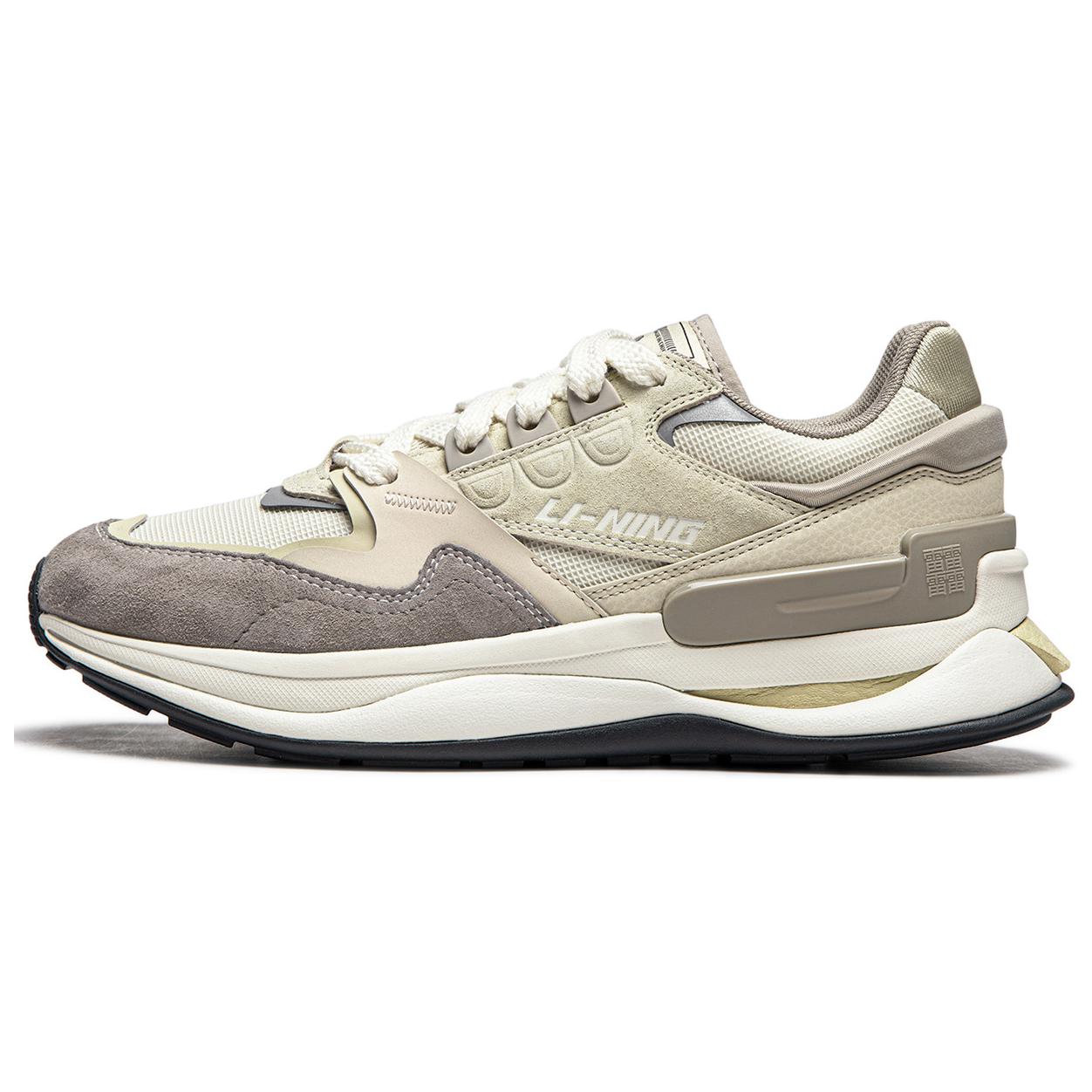 

Кроссовки Sports Life Collection с амортизацией, противоскользящие и износостойкие, низкие, повседневные, мужские, серые LINING, Gray