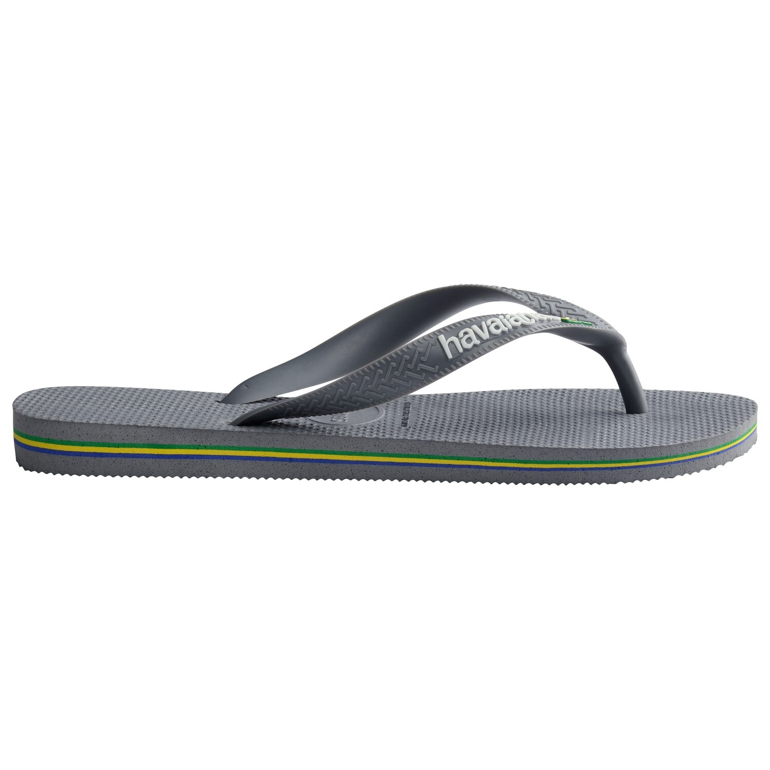 

Сандалии Havaianas Kid's Brasil Logo, цвет Steel Grey/Steel Grey