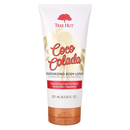 

Увлажняющий лосьон для тела Coco Colada с керамидами и скваленом. Tree Hut