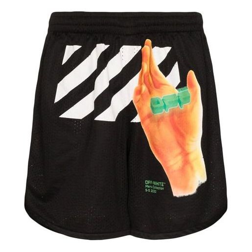 

Шорты men's logo sports black shorts Off-White, черный