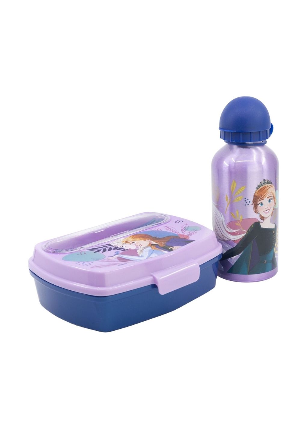 

Набор из 4 предметов Trust The Journey алюминиевая бутылка, ланчбокс и другое Cofi, лиловый 22,7x7,2x20,5 см